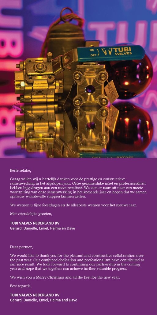 Tubi Valves kerstwens 2025